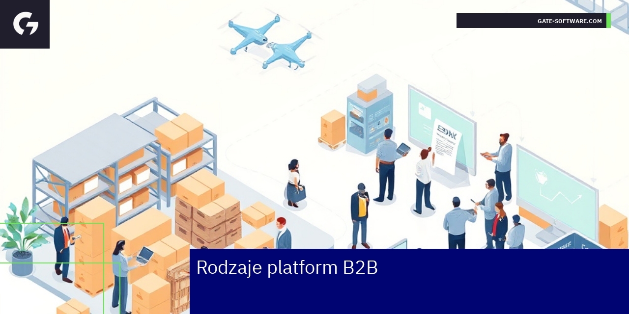 Rodzaje platform B2B i ich funkcje Schemat rodzajów platform B2B i integracji systemów