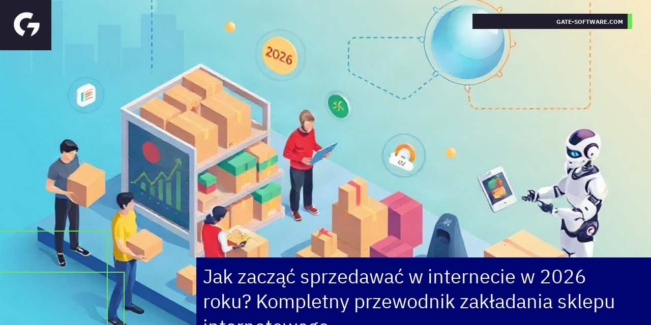 Schemat kroków zakładania sklepu internetowego