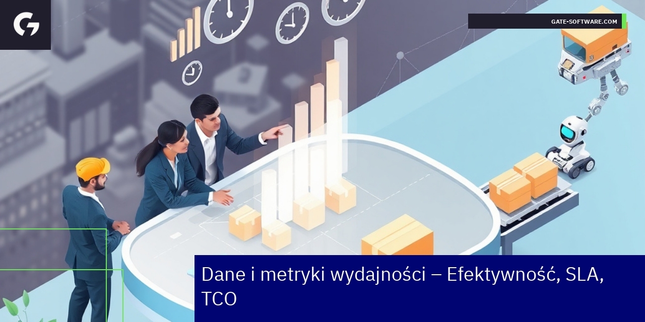 Wykresy i dane metryk wydajności usług