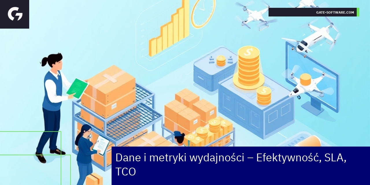 Wykresy i dane dotyczące efektywności projektów