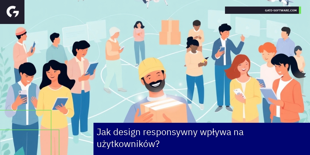 Ilustracja responsywnego designu na różnych urządzeniach