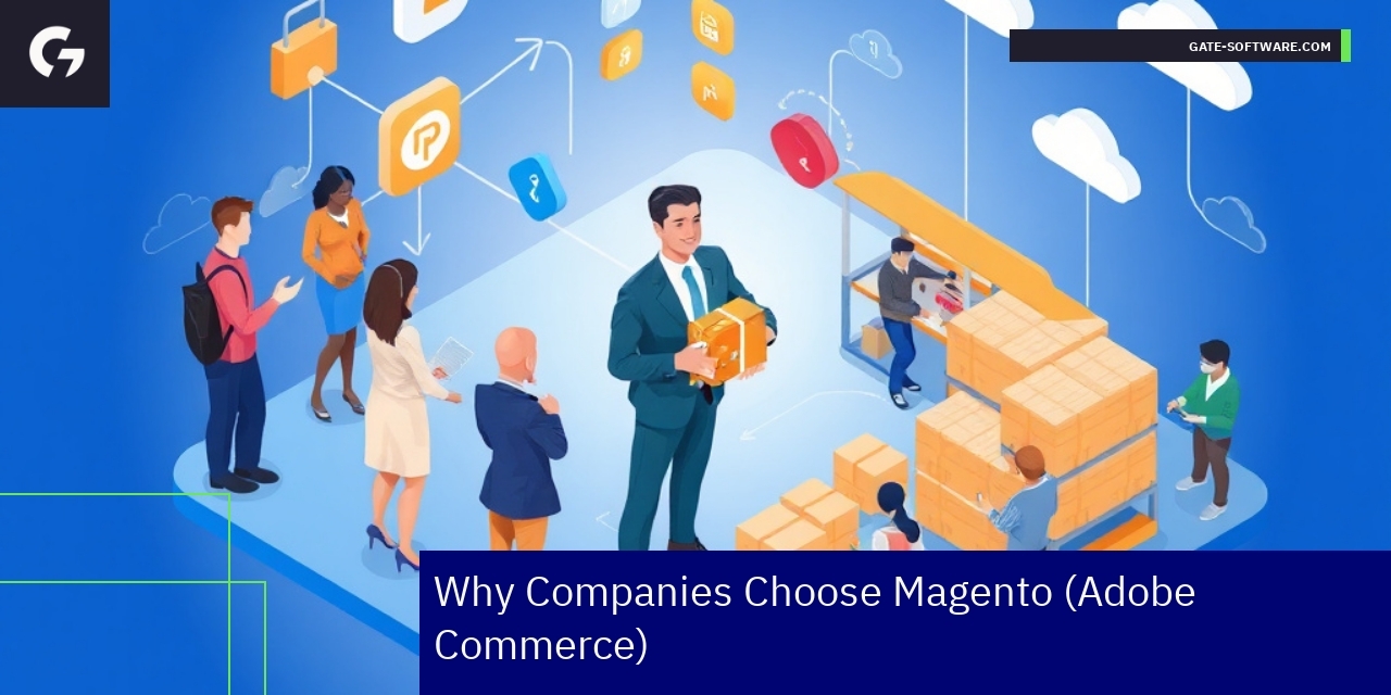 Magento 2 E-commerce Platform Advantages and Challenges Magento interface showing e-commerce features and challenges