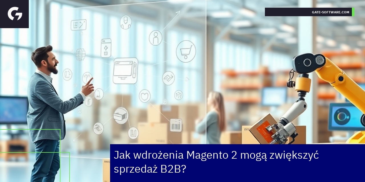 Schemat wzrostu sprzedaży i funkcjonalności Magento 2