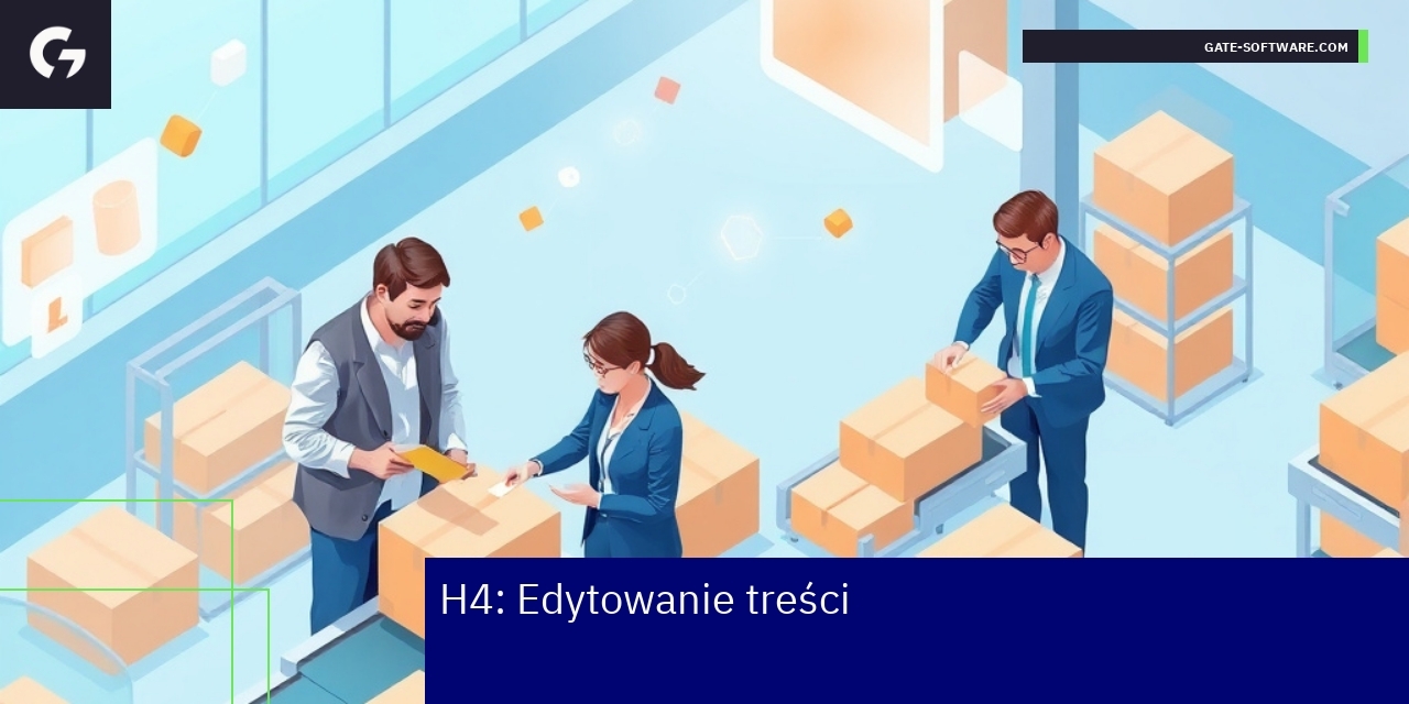 osoba edytująca treść na ekranie komputera
