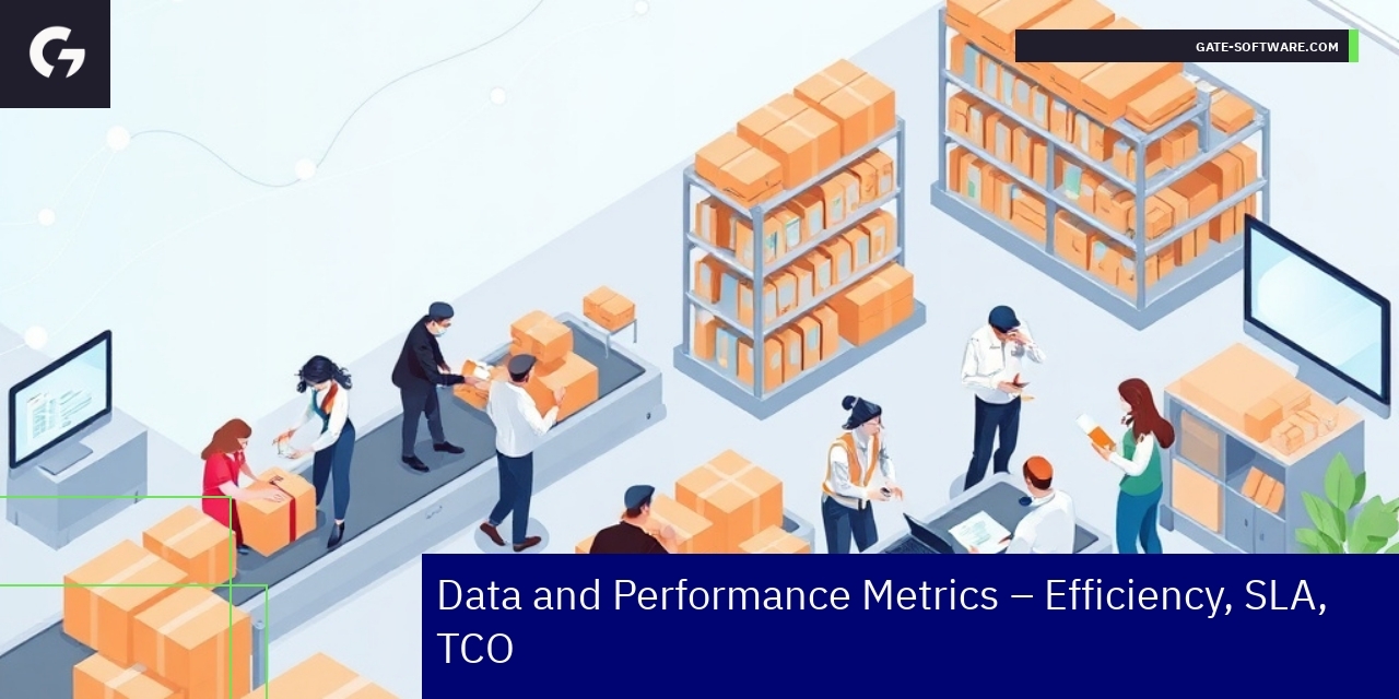 Graph showing efficiency, SLA, and TCO metrics