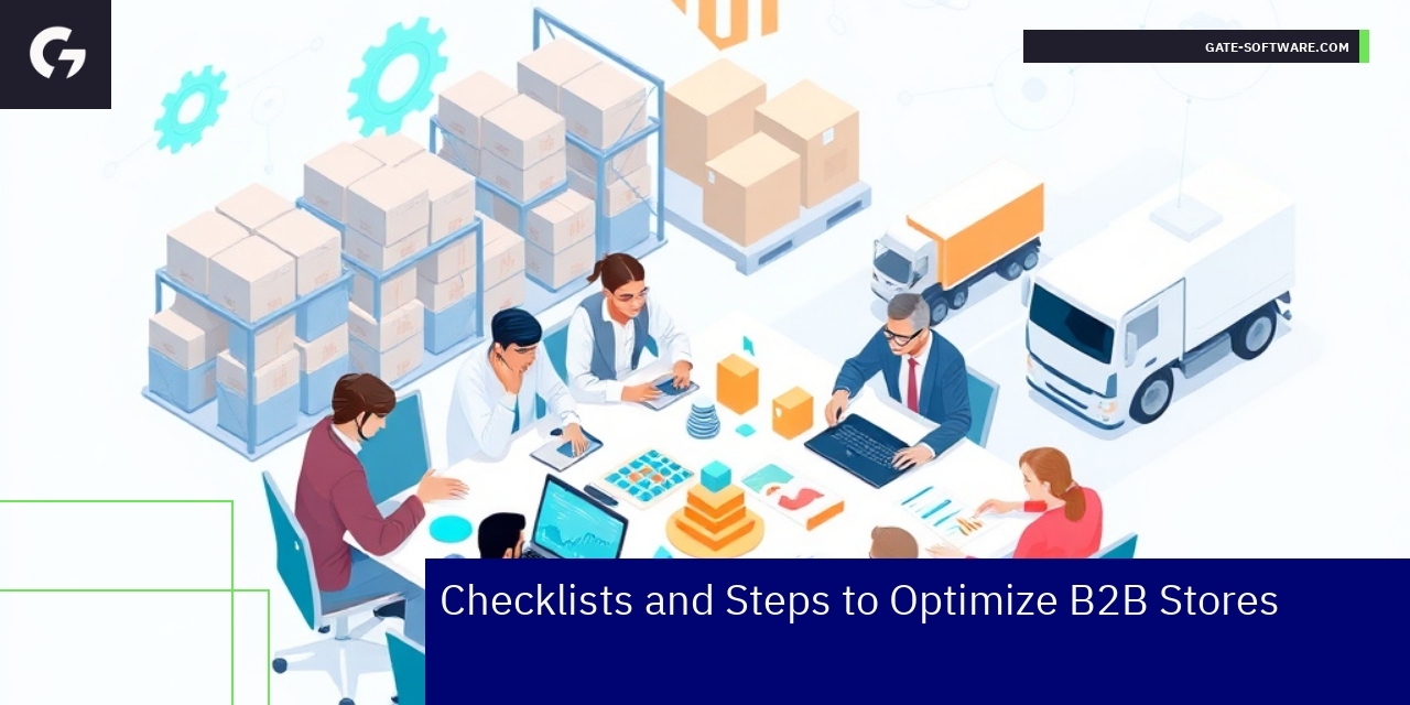Checklist and optimization steps for B2B stores