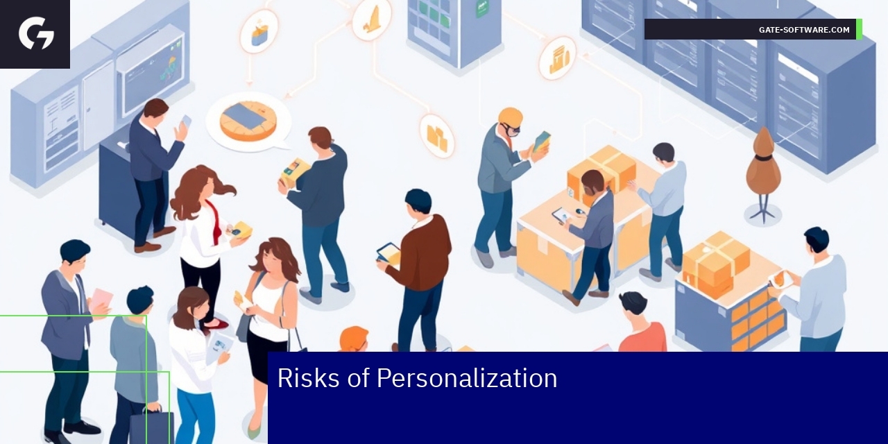 Graphic illustrating personalization risks and solutions