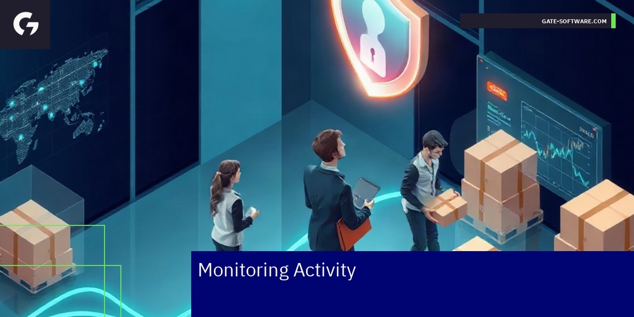 Diagram illustrating user activity tracking and analytics