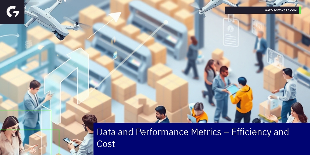 Graph showing B2B e-commerce performance metrics