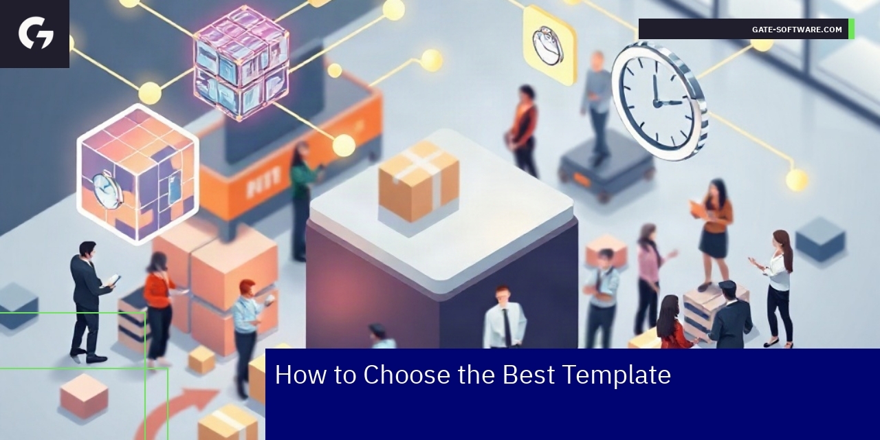 Selecting the Best Hyva Template Guide Diagram showing criteria for template selection