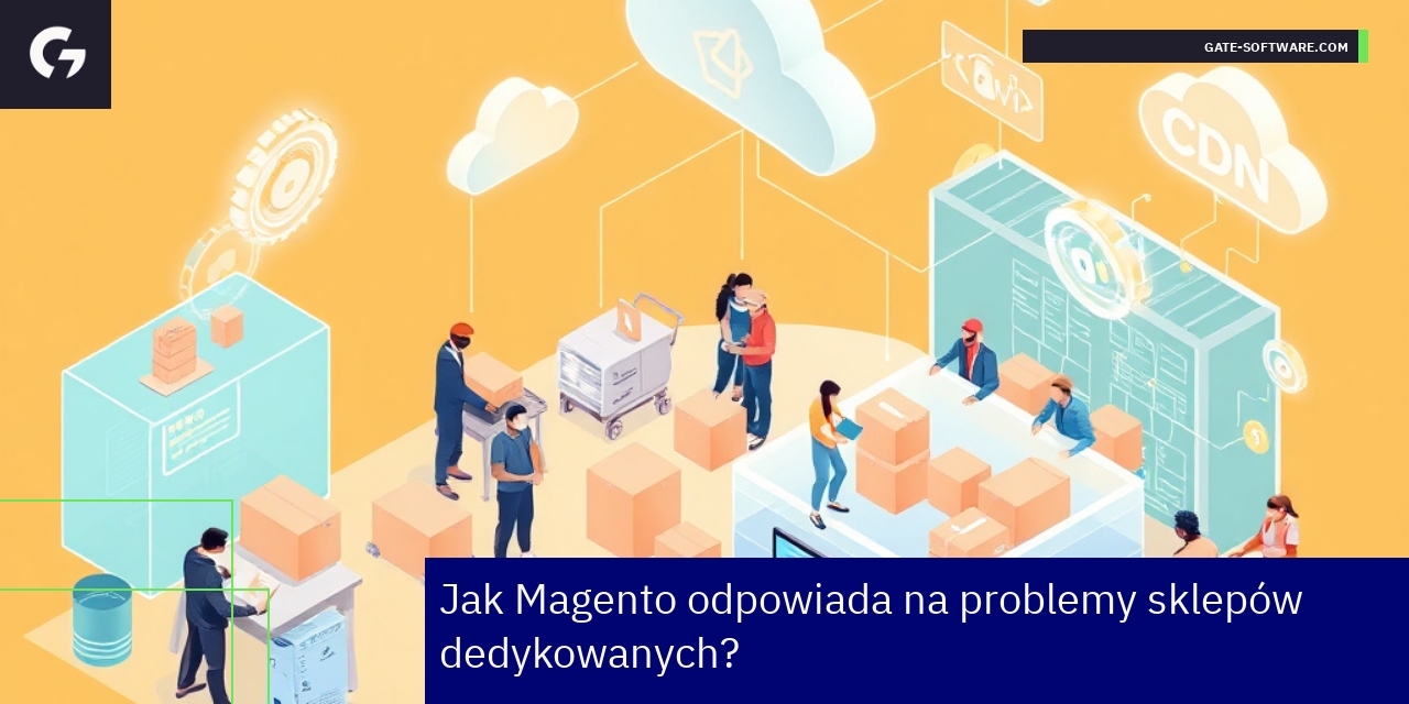 Schemat działania platformy Magento dla sklepów