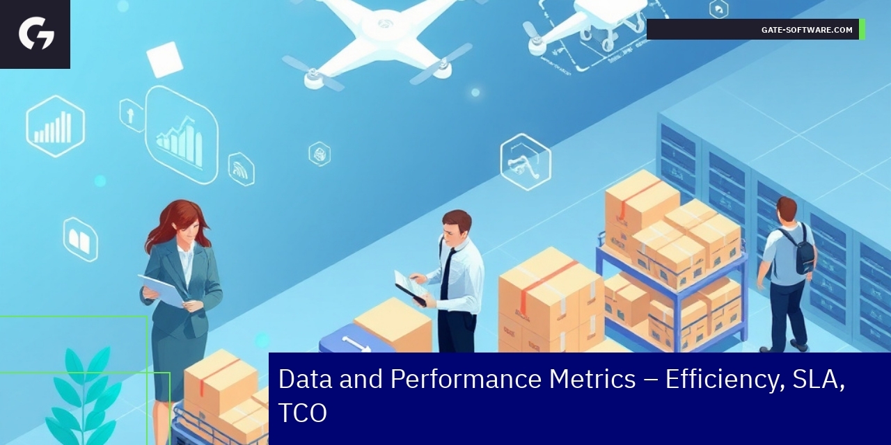Graph showing B2B performance and cost metrics overview