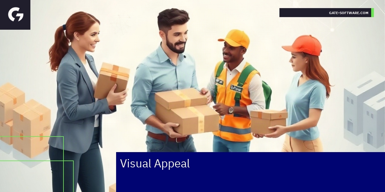 Visual Appeal in Hyva Template Design Modern digital user interface with balanced design
