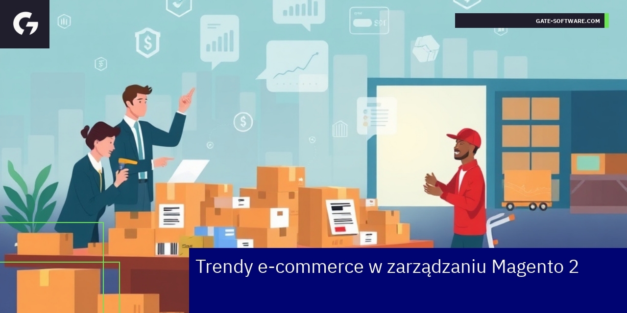 Schemat zarządzania sklepem Magento 2 i integracji