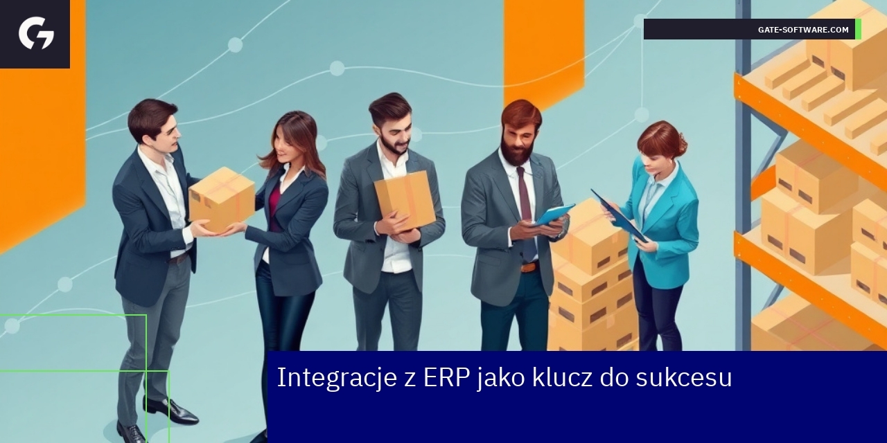 Schemat integracji systemu ERP ze sklepem B2B