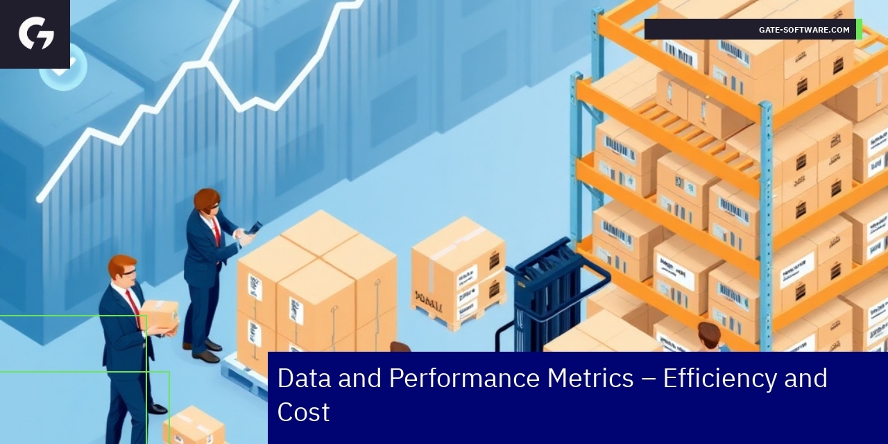 Key B2B E-commerce Performance Metrics Overview Graph showing B2B e-commerce efficiency and cost metrics