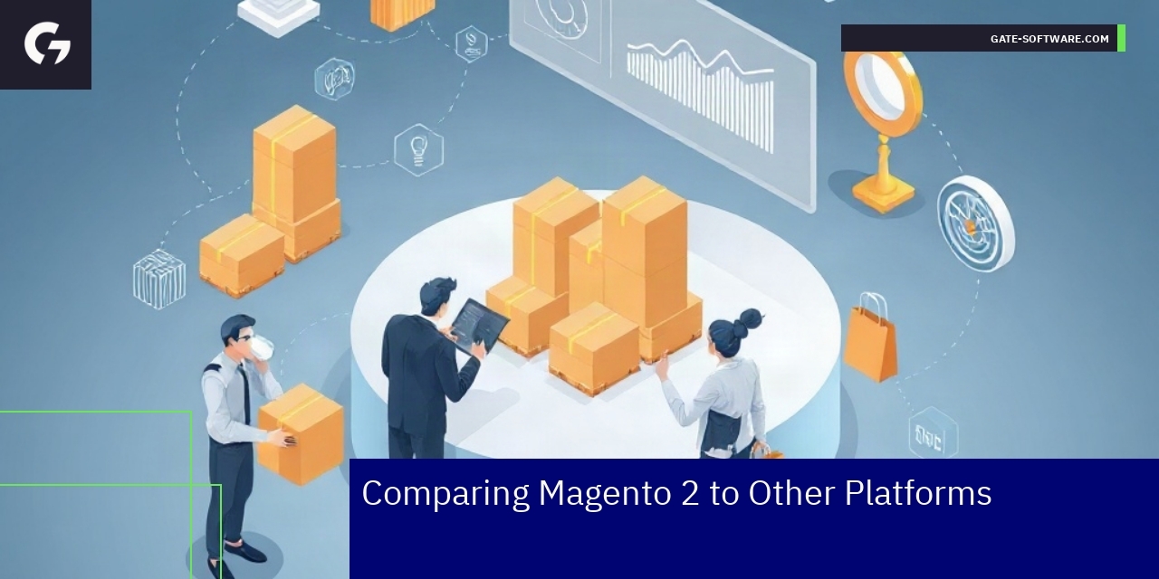 Comparison chart of Magento 2 WooCommerce Shopify features
