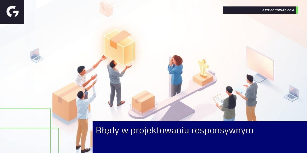 Schemat błędów w responsywnym designie strony