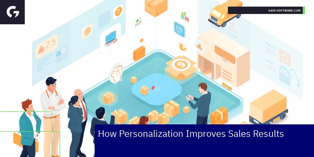 Business professionals discussing personalized sales strategies