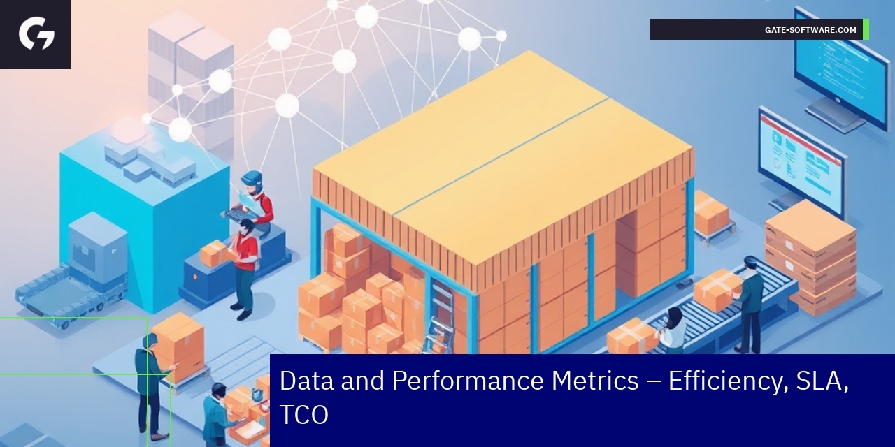 Chart showing Hyva project efficiency and uptime metrics