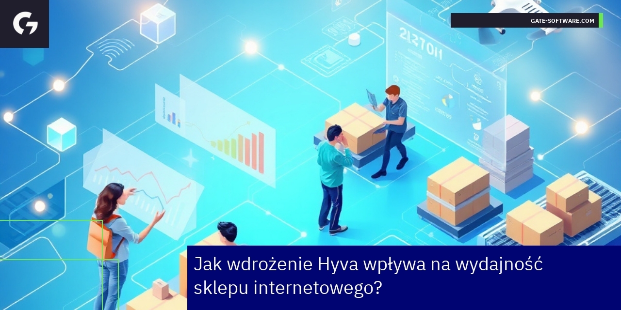 Wpływ wdrożenia Hyva na wydajność sklepu internetowego Schemat wydajności sklepu z zastosowaniem Hyva Theme