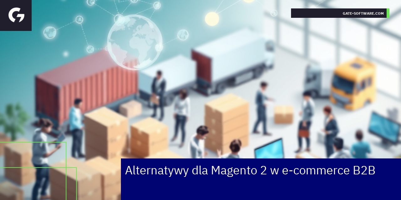 Schemat przedstawiający platformy e-commerce B2B