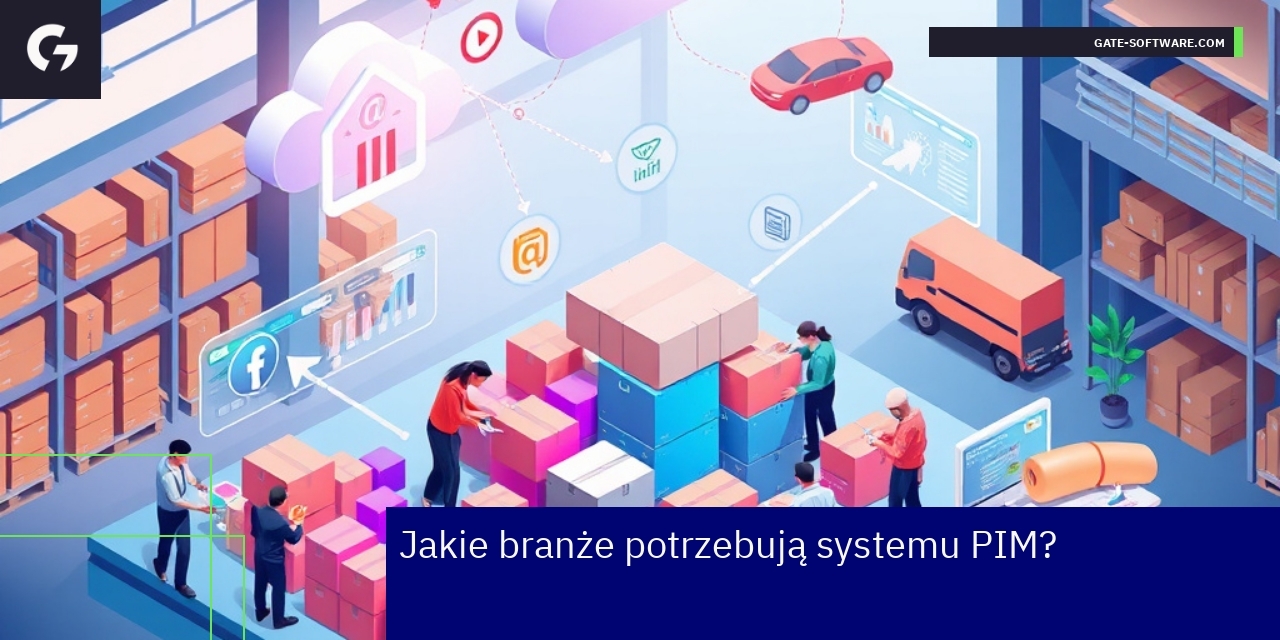 Schemat zastosowania systemu PIM w e-commerce