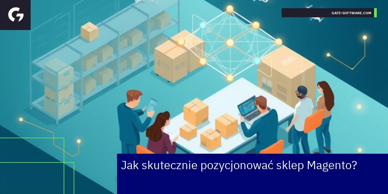 Schemat pozycjonowania sklepu Magento z sitemap i linkami