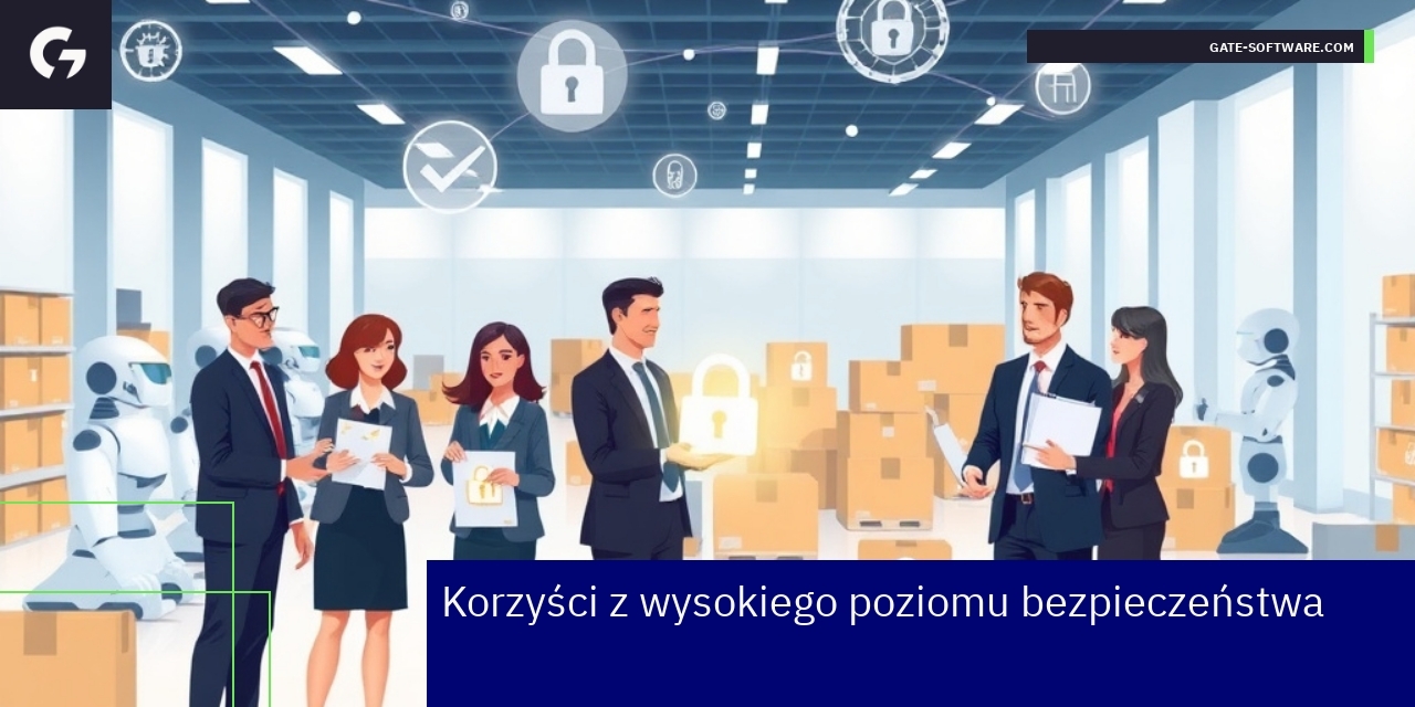 Grafika pokazująca bezpieczeństwo i ochronę danych
