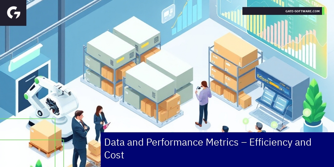 Graph showing B2B efficiency stats and cost savings