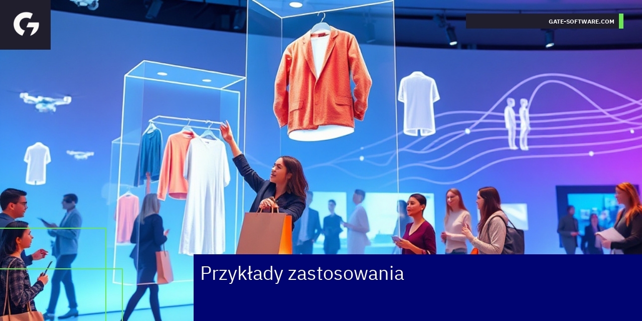 Prezentacja kolekcji odzieży na ekranie urządzenia
