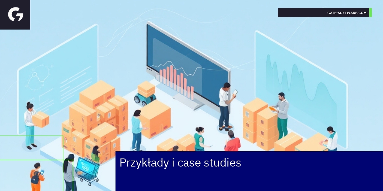 Wykresy i symbol e-commerce przyspieszający Magento