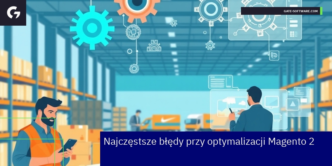 Grafika przedstawiająca błędy optymalizacji Magento 2