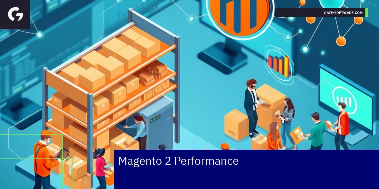 Graph showing Magento 2 performance and cost benefits