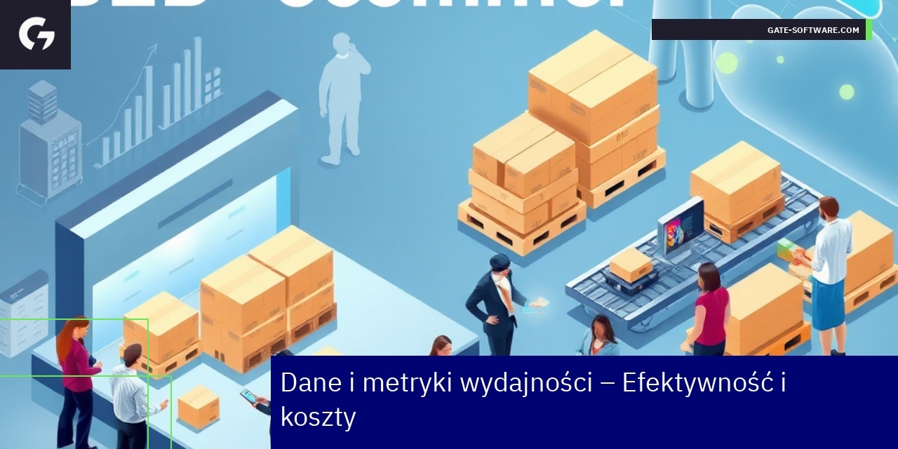 Wykresy i ikony prezentujące wzrost efektywności