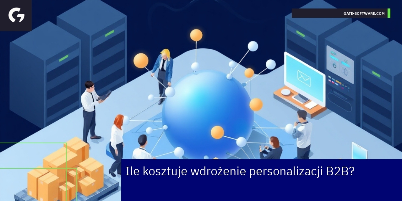 Koszty wdrożenia personalizacji w B2B na Magento 2 Ilustracja procesu personalizacji w e-commerce B2B