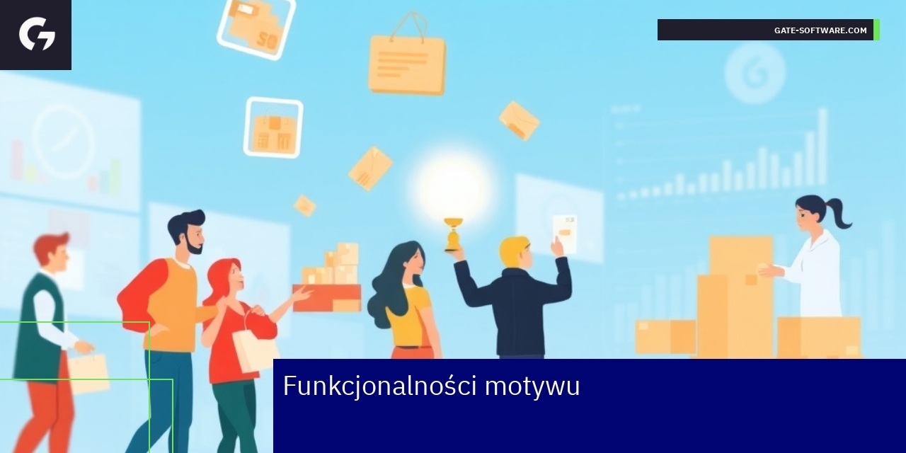schemat motywu Hyva z funkcjami i ikonami