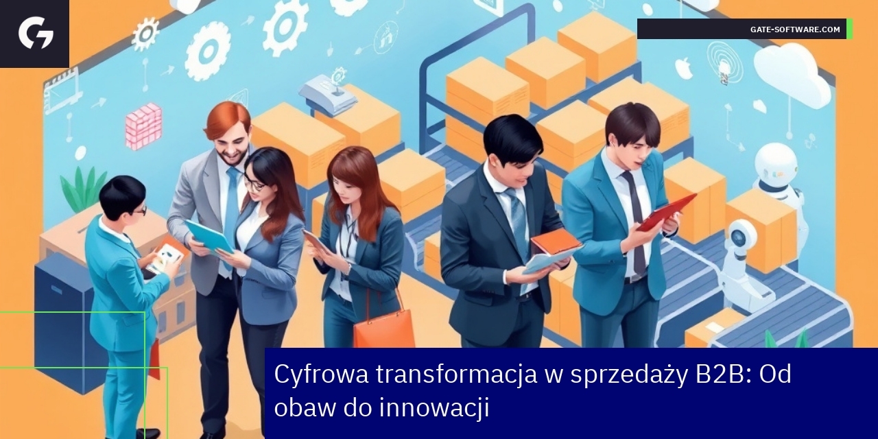 Ilustracja integracji systemów i automatyzacji sprzedaży