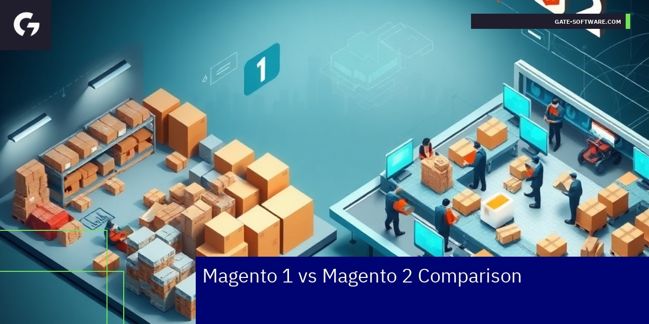 Comparison chart of Magento 1 and Magento 2 features
