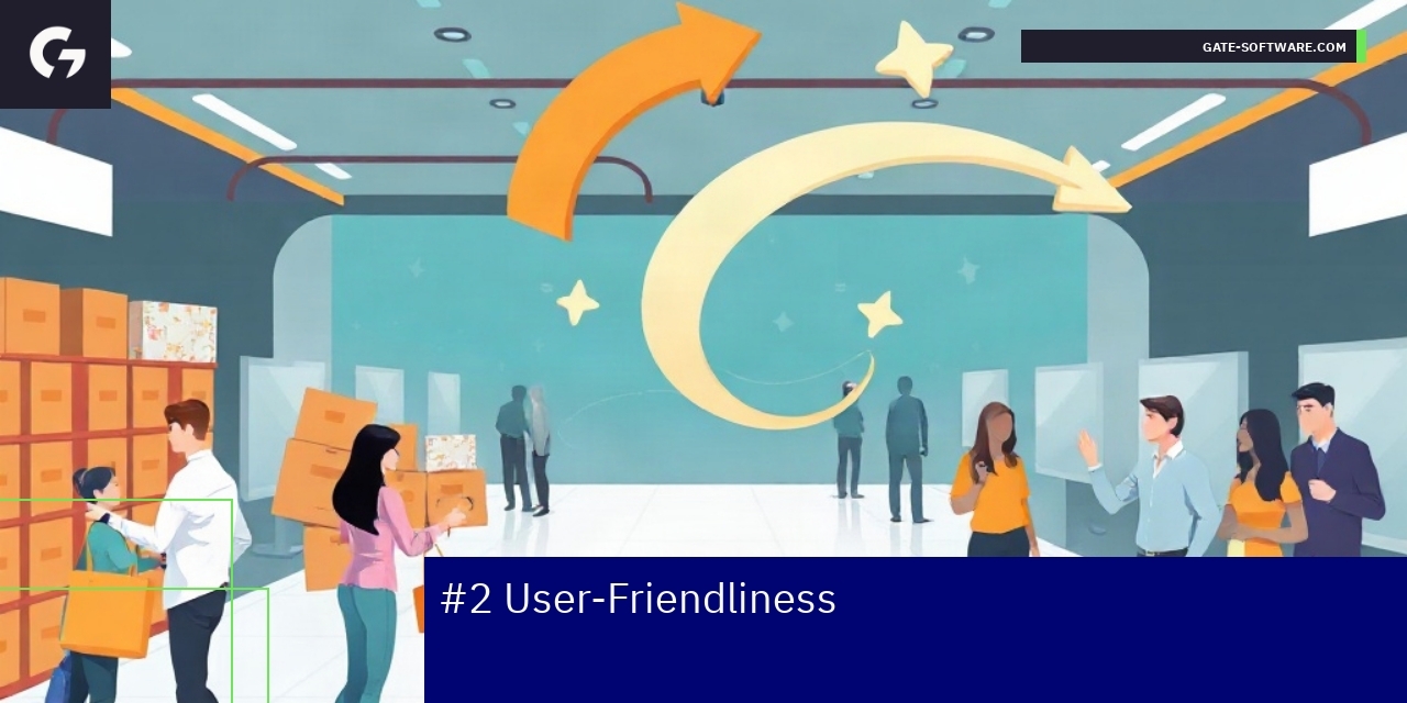 User-friendly navigation and technical support icons