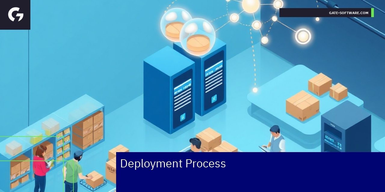 Flowchart showing deployment steps and testing phases
