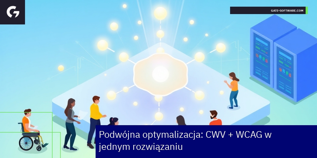 Podwójna optymalizacja CWV i WCAG w eCommerce Schemat integracji CWV i WCAG w sklepie online