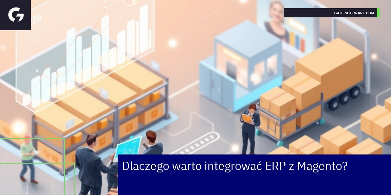 Schemat integracji systemu ERP z Magento