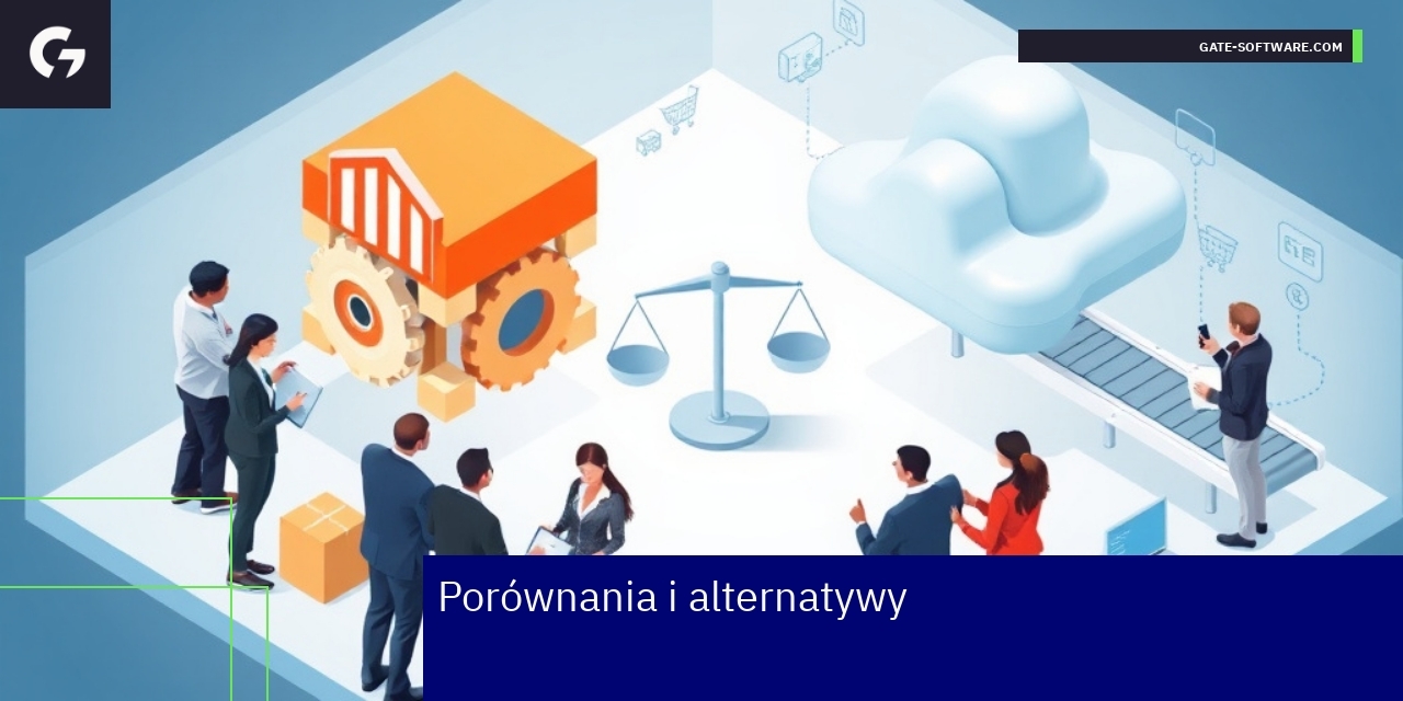 Schemat porównania platform e-commerce Magento