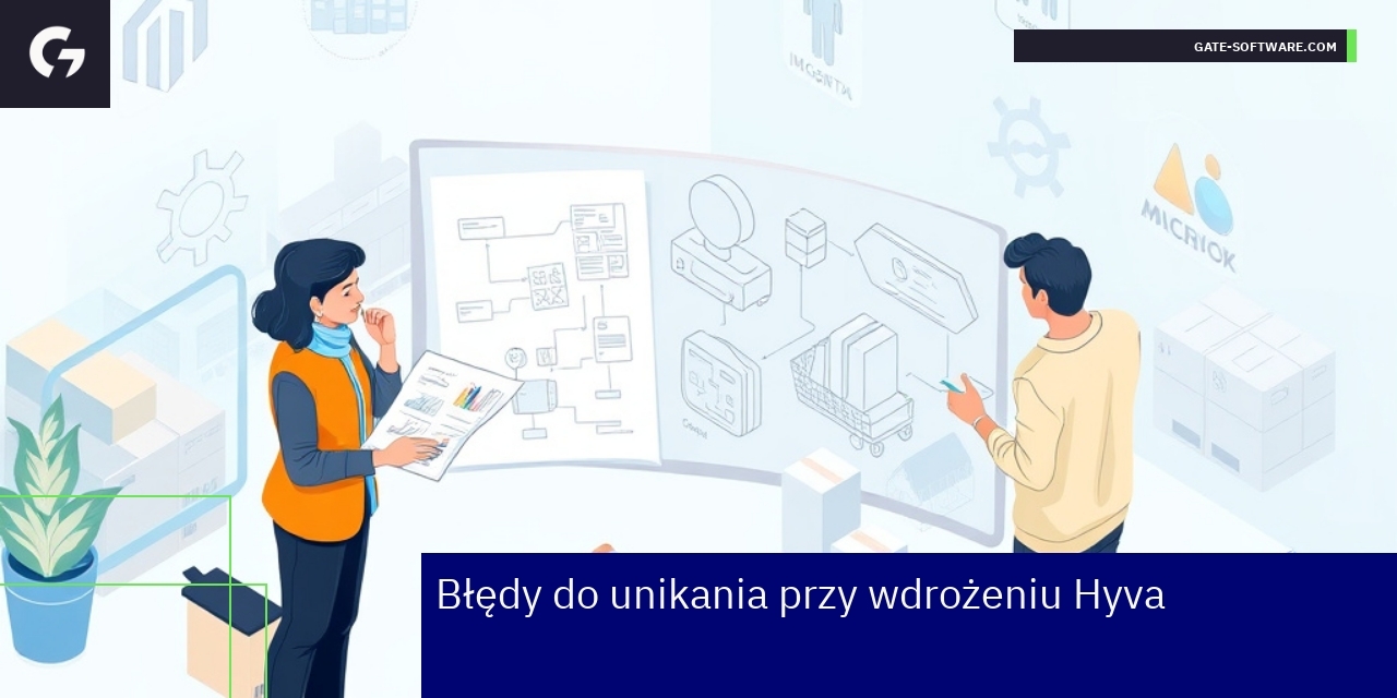 Schemat błędów technicznych i biznesowych w Hyva