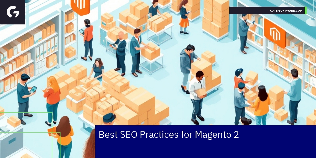 Magento 2 SEO Best Practices Overview Diagram representing Magento 2 SEO strategies