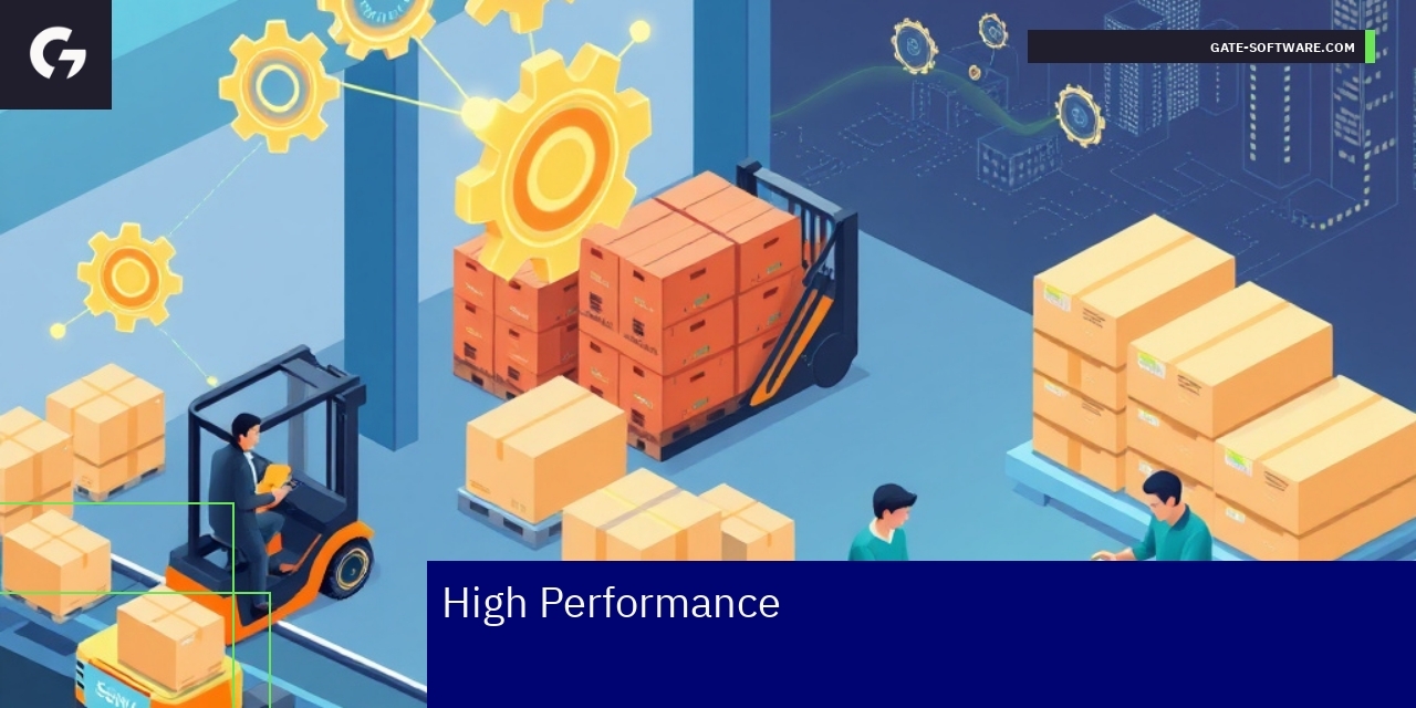 Magento 2 platform with ERP and logistics icons