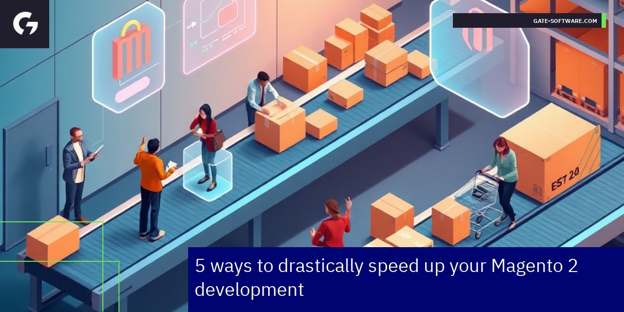 Illustration of Magento 2 development improvement steps