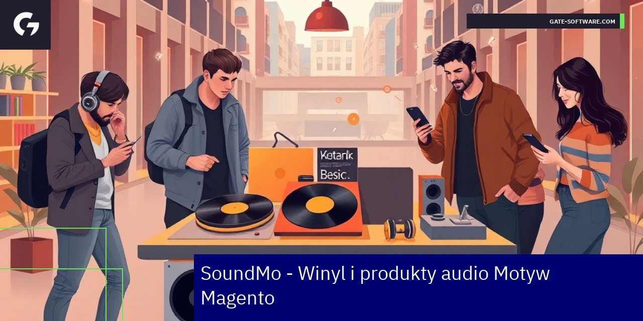 Motyw Hyva na sklepie z winylami i sprzętem audio