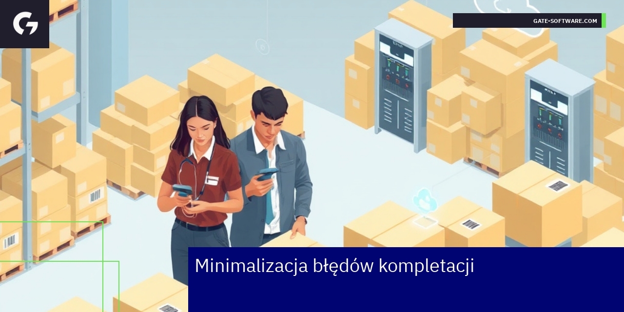 proces kompletacji z użyciem skanerów i systemów WMS